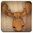 TIC TAC TOE BEAR/MOOSE FACES